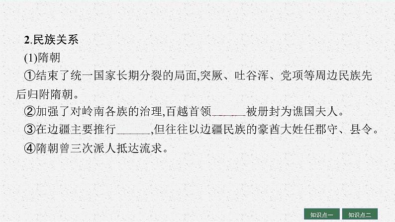 2025届人教新高考高三历史一轮复习课件第33讲民族关系与国家关系课时1第8页