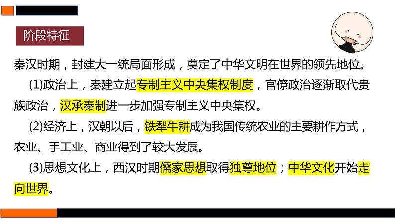 第3讲 秦汉的统一与政治制度 课件--2025届高三统编版历史一轮复习03