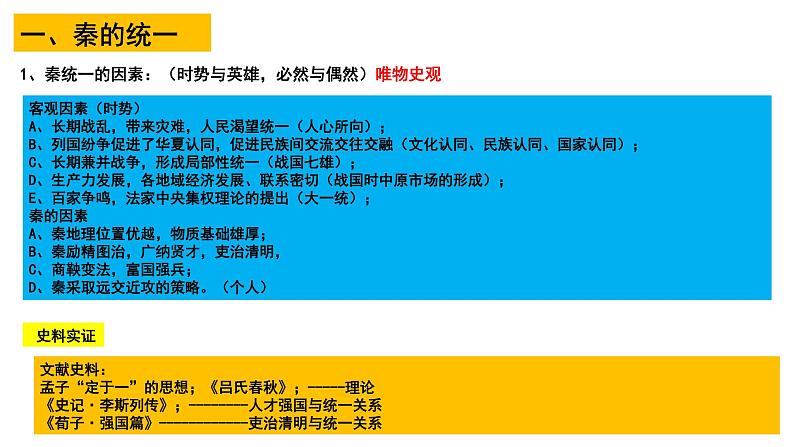 第3课 秦统一多民族封建国家的建立 课件--2024届高三统编版（2019）必修中外历史纲要上一轮复习（选必融合）第4页