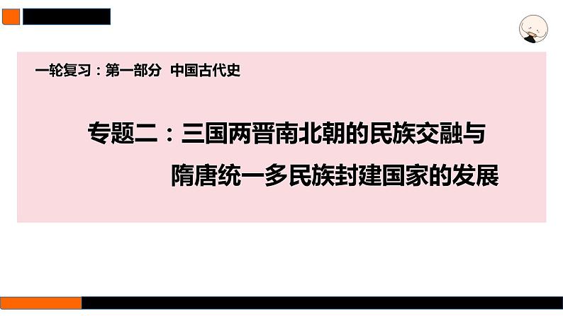 第5讲  三国两晋南北朝到五代十国的政权更迭与民族交融 课件 --2025届高三统编版2019必修中外历史纲要上册一轮复习第1页