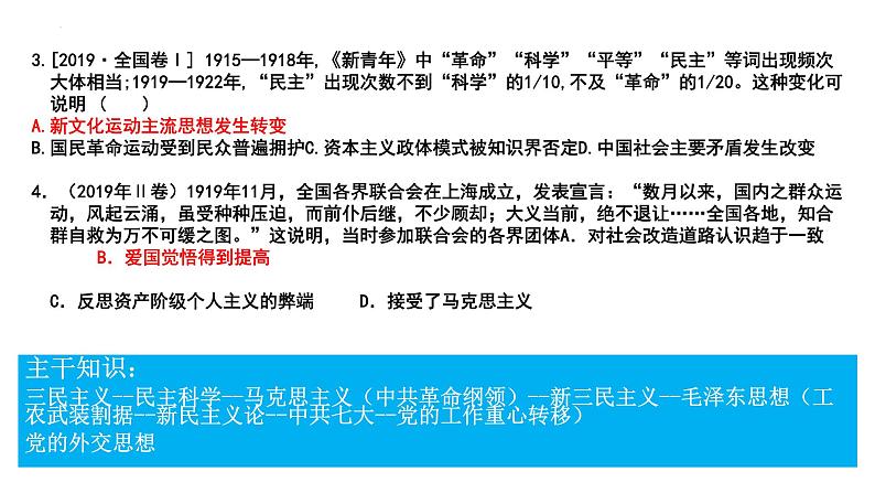 核心素养之家国情怀 课件--2024届高三统编版历史三轮冲刺复习08