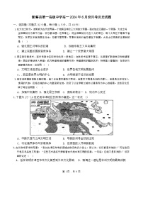 河南省驻马店市新蔡县第一高级中学2023-2024学年高一下学期6月月考历史试题