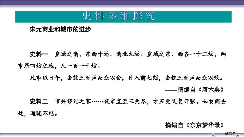 第2讲　辽宋夏金元的经济、社会与文化 课件 --2025届高三统编版2019必修中外历史纲要上册一轮复习第6页