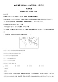 [历史]山西省忻州市2023-2024学年高一下学期5月月考试题（解析版）