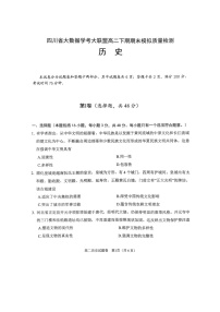 四川省大数据学考大联盟2023—2024学年高二下学期期末模拟质量检测 历史试题