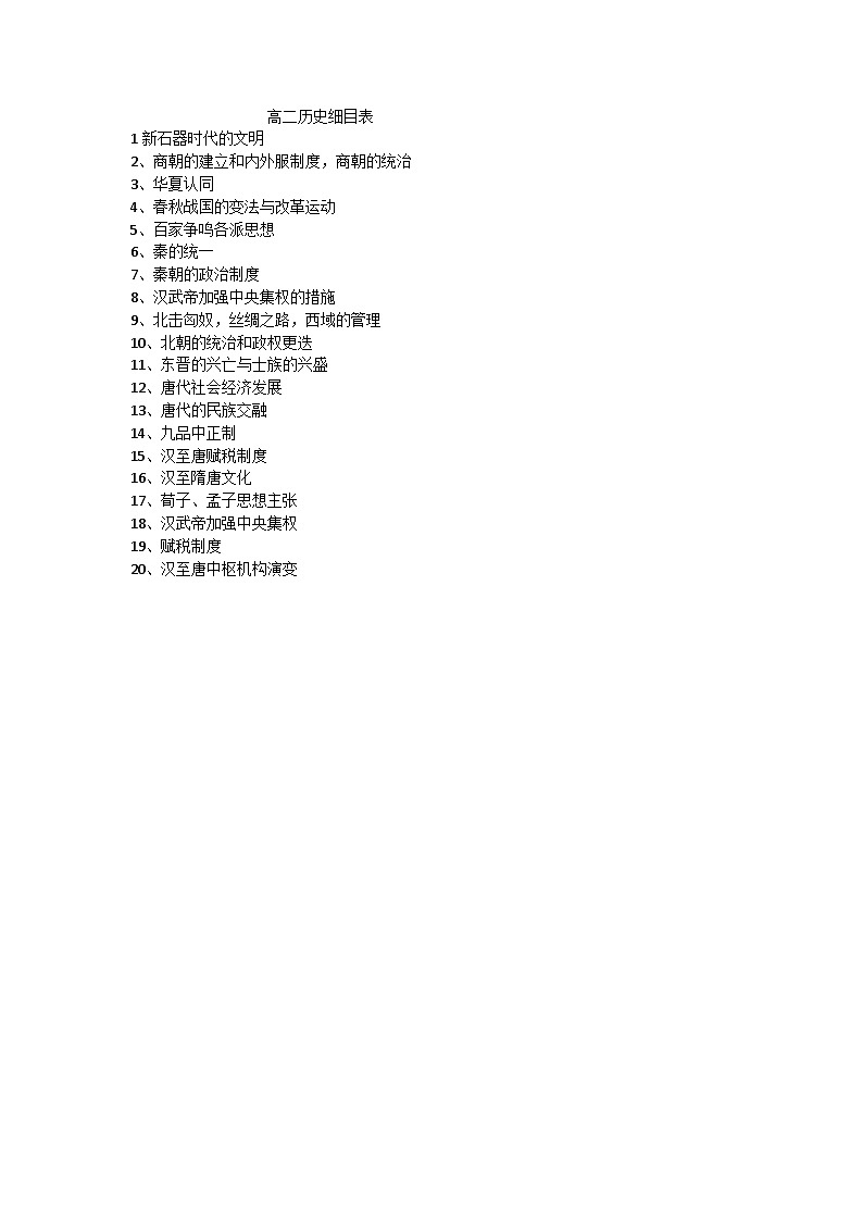 河北省衡水市武强中学2023-2024学年高二下学期期末考试历史试题01