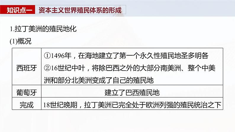 第38讲　资本主义世界殖民体系形成与亚非拉民族独立运动 课件 --2025届高三统编版2019必修中外历史纲要下册一轮复习第8页