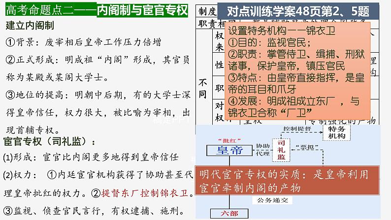 第9讲 从明朝建立到清朝前中期的鼎盛与危机课件--2025届高三历史统编版必修中外历史纲要上册一轮复习08