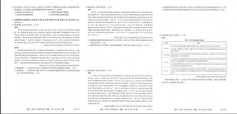 历史丨新高中创新联盟TOP二十名校2025届新高三6月调研考试历史试卷及答案第2页