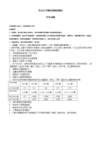 河北省廊坊市文安县第一中2023-2024学年高二下学期学业水平测试预演练测试历史试题