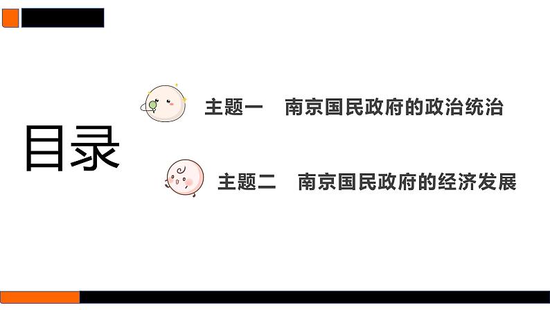 第18讲 南京国民政府前期的统治 课件--2025届高三统编版（2019）必修中外历史纲要上一轮复习（选必融合）02