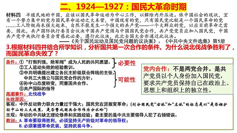 新民主主义革命走向胜利 课件--2025届高三统编版（2019）必修中外历史纲要上一轮复习第6页