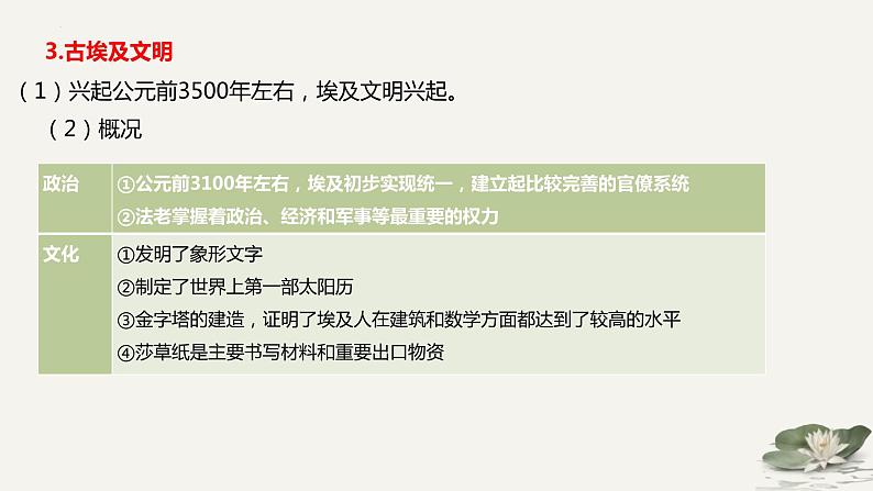 古代文明的产生与发展及中古时期的世界课件--2025届高三统编版（2019）高中历史中外历史纲要下一轮复习第6页