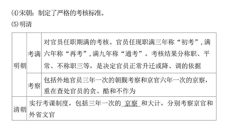 第44讲 中国古代官员的选拔与管理、法治与教化 课件--2024届江苏省高考统编版历史选择性必修1一轮复习08