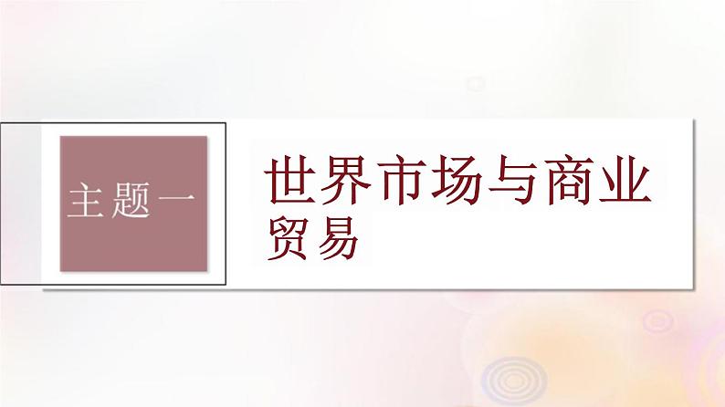 第55讲 近现代世界市场与商贸城市化进程  课件--2024届江苏省高考统编版历史选择性必修2一轮复习03