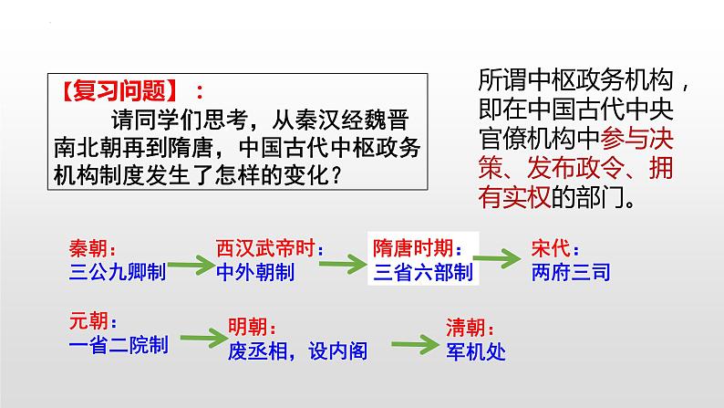 隋唐制度的变化与创新课件108