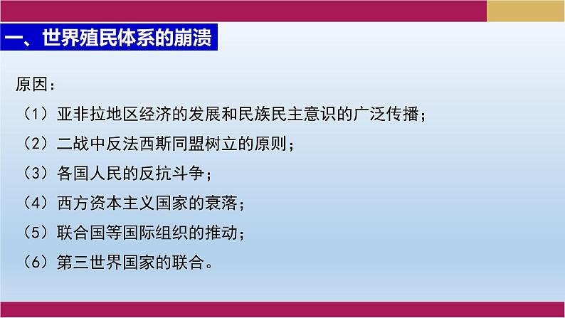 第21课 世界殖民体系的瓦解与新兴国家的发展课件10第5页