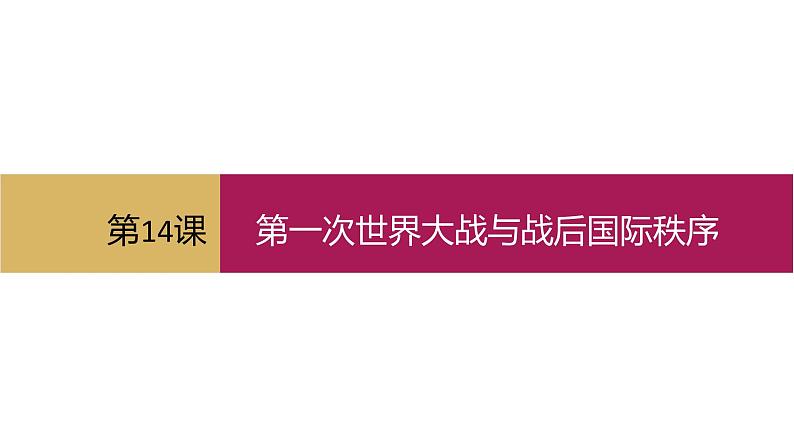 第14课 第一次世界大战与战后国际秩序课件15第1页