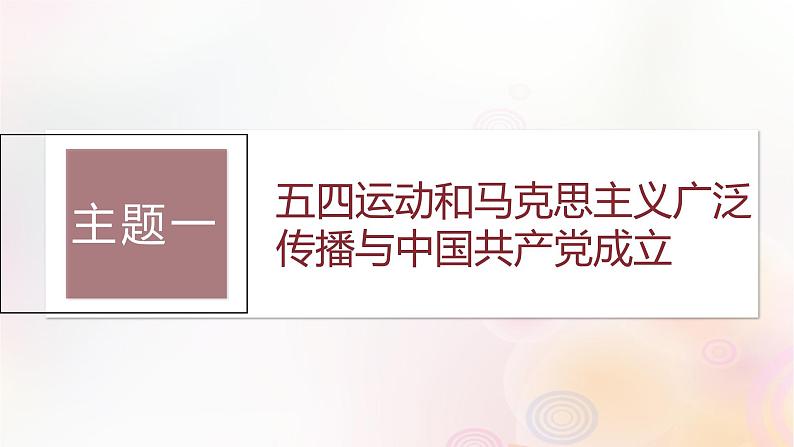 江苏专用新教材2024届高考历史一轮复习板块二中国近代史第七单元第19讲五四运动与中国共产党的诞生课件第6页