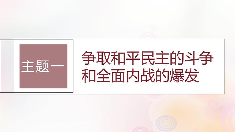 江苏专用新教材2024届高考历史一轮复习板块二中国近代史第七单元第22讲人民解放战争课件第3页