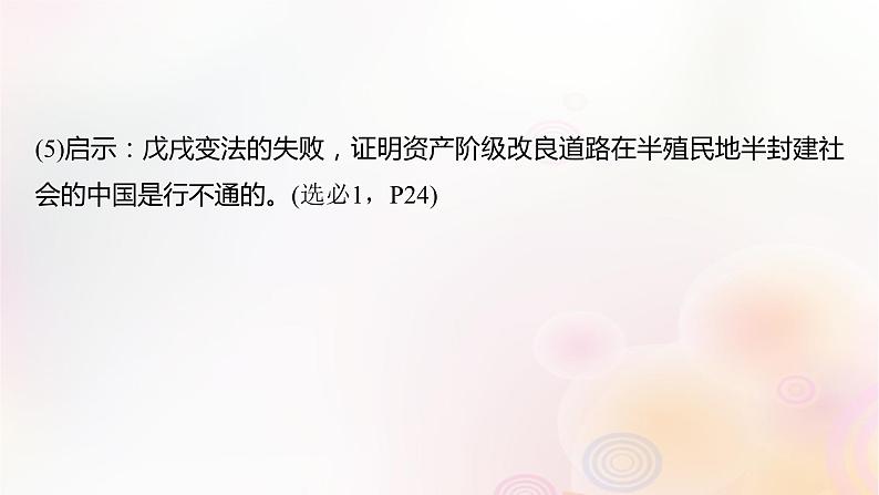 江苏专用新教材2024届高考历史一轮复习板块二中国近代史第五单元第16讲挽救民族危亡的斗争课件07