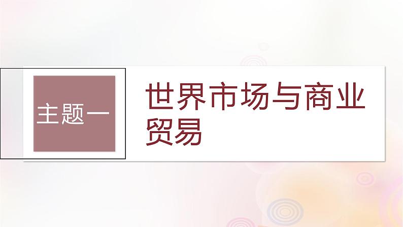 江苏专用新教材2024届高考历史一轮复习板块六选择性必修部分第十五单元第55讲近现代：世界市场与商贸城市化进程课件第3页