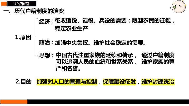 第44讲 中国古代的户籍制度与社会治理 课件--2025届高三历史统编版（2019）选择性必修1一轮复习05