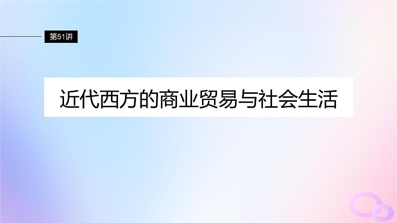 2024届部编高考历史一轮复习第十六单元近代史部分微专题整合第51讲近代西方的商业贸易与社会生活课件02