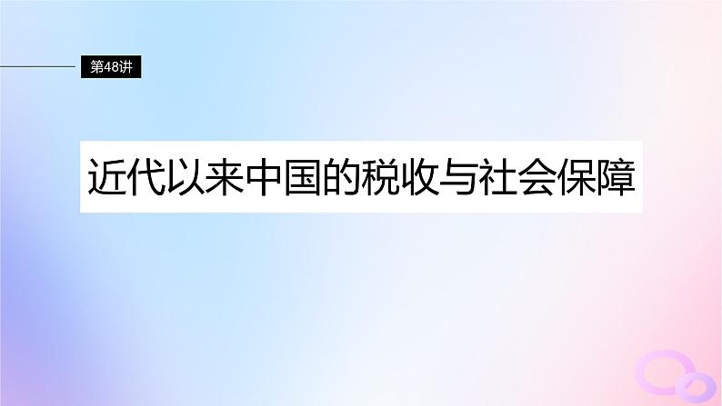 2024届部编高考历史一轮复习第十六单元近代史部分微专题整合第48讲近代以来中国的税收与社会保障课件05