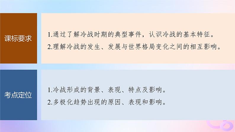 2024届部编高考历史一轮复习第十四单元20世纪下半叶世界的新变化与当代世界的大发展第39讲冷战与国际格局的演变课件05