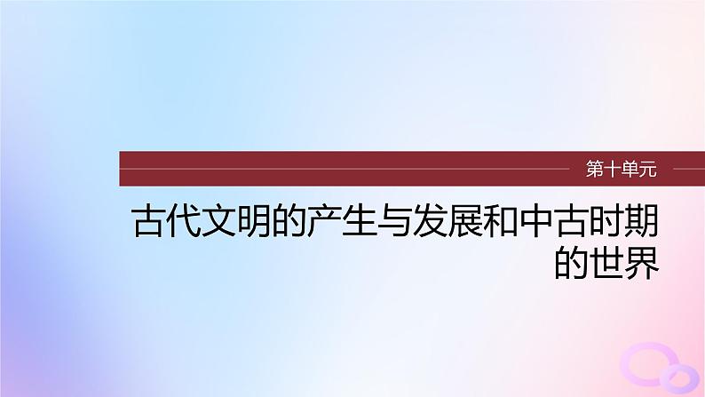 2024届部编高考历史一轮复习第十单元古代文明的产生与发展和中古时期的世界第28讲中古时期的亚洲非洲和美洲课件01