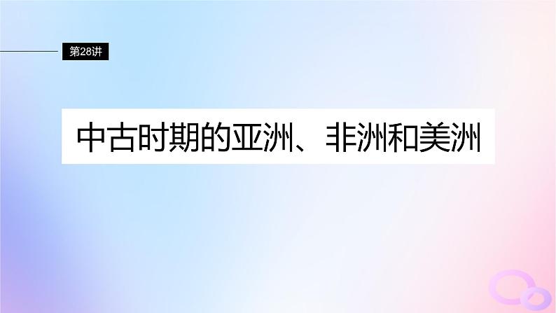 2024届部编高考历史一轮复习第十单元古代文明的产生与发展和中古时期的世界第28讲中古时期的亚洲非洲和美洲课件02