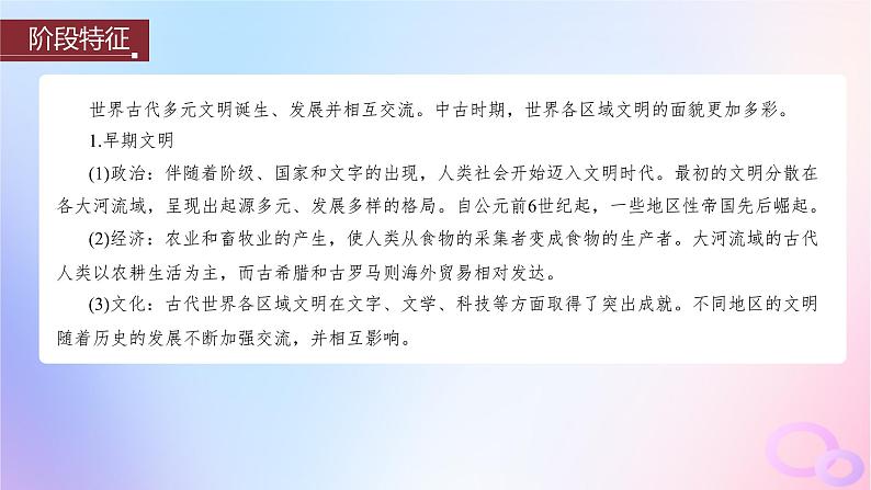 2024届部编高考历史一轮复习第十单元古代文明的产生与发展和中古时期的世界第26讲古代文明的产生与发展课件第3页