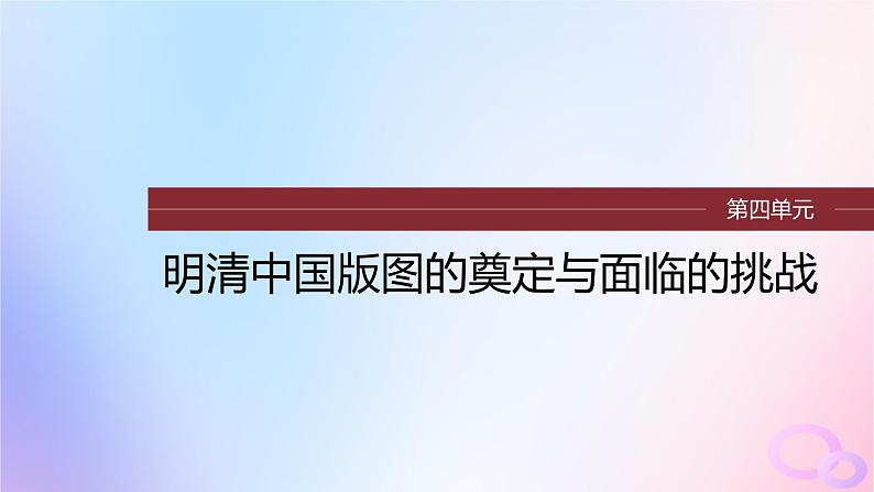 2024届部编高考历史一轮复习第四单元明清中国版图的奠定与面临的挑战第12讲明至清中叶的经济与文化课件01