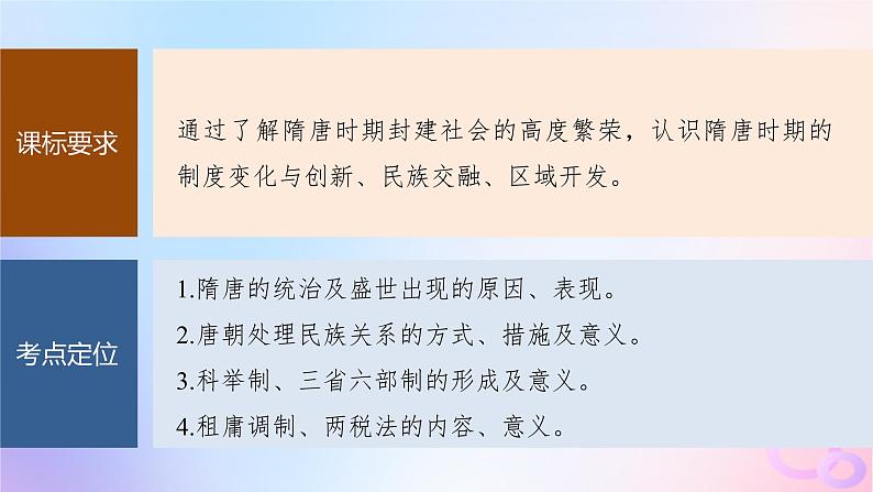 2024届部编高考历史一轮复习第二单元第6讲三国两晋南北朝至隋唐的政治创新课件第3页