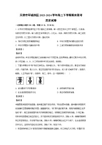 [历史][期末]天津市环城四区2023-2024学年高二下学期期末联考试卷(解析版)