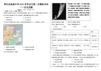 2025届黑龙江省鹤岗市萝北县高级中学高三上学期第一次模拟考试历史试题