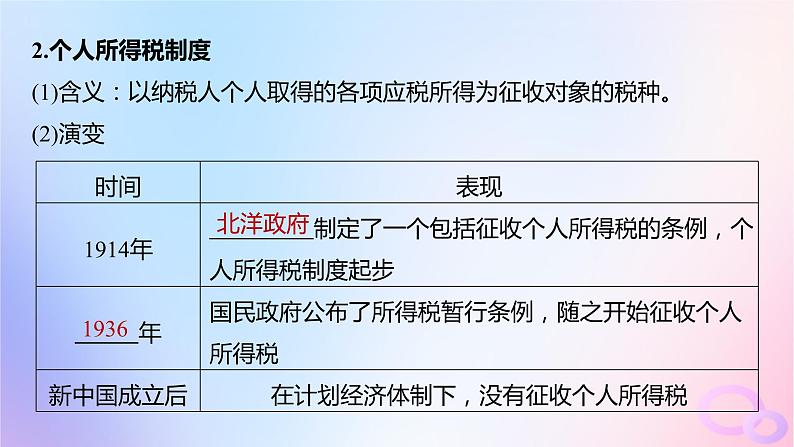 浙江专用新教材2024届高考历史一轮复习第三部分现代中国第十一单元第29讲近代中国的税收社会保障与医疗卫生课件07