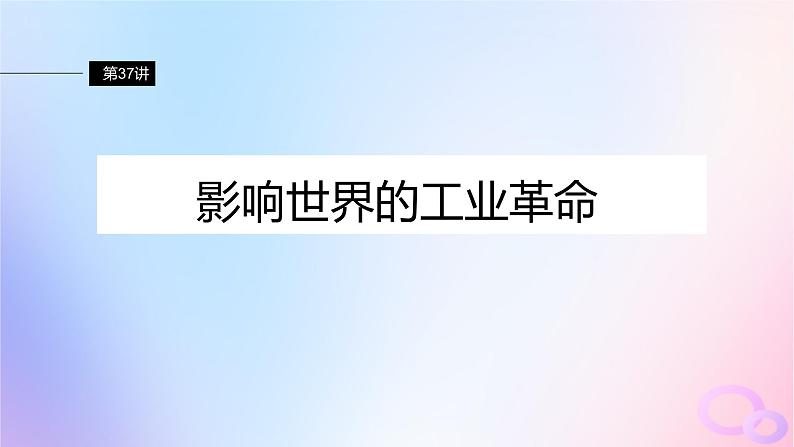 浙江专用新教材2024届高考历史一轮复习第五部分近代世界第十五单元第37讲影响世界的工业革命课件02