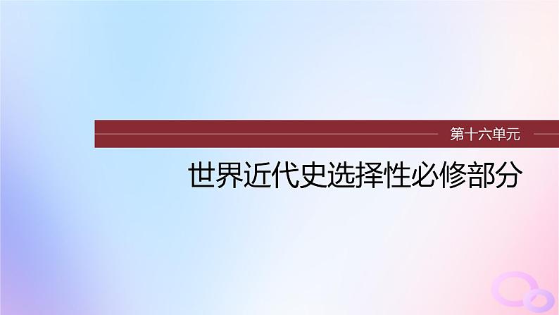 浙江专用新教材2024届高考历史一轮复习第五部分近代世界第十六单元第43讲近代西方人口迁徙和文化的扩张与交融课件第1页