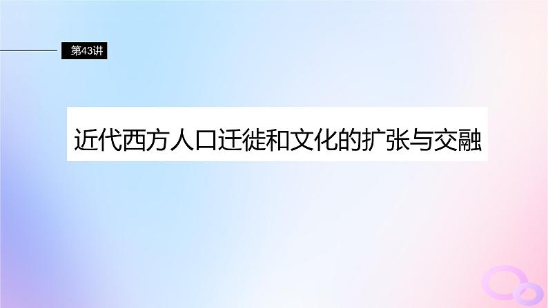 浙江专用新教材2024届高考历史一轮复习第五部分近代世界第十六单元第43讲近代西方人口迁徙和文化的扩张与交融课件第2页