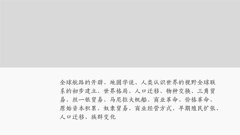 第24讲 走向整体的世界 课件--2025届高考统编版必修中外历史纲要下一轮复习第3页