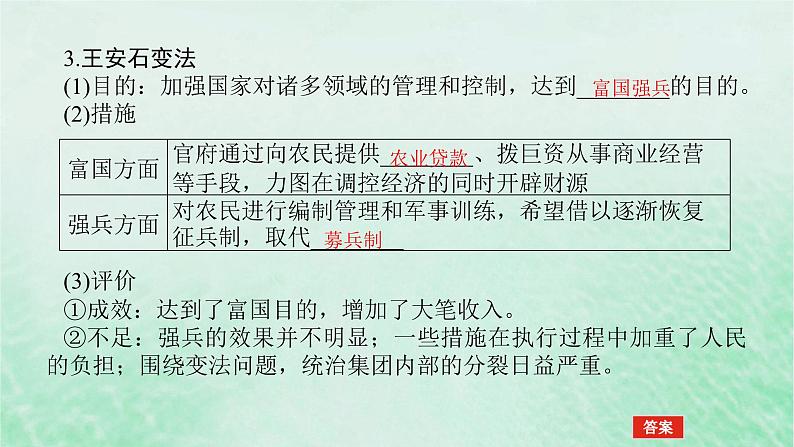 2025版高考历史全程一轮复习版块一中国古代史第一部分中国古代史纲要 课题8两宋的政治和军事及辽夏金元的统治课件第8页