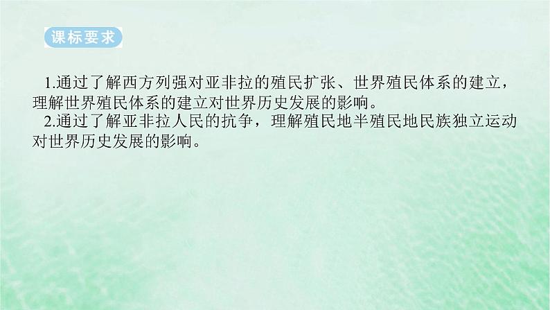 2025版高考历史全程一轮复习版块三世界史 课题39资本主义世界殖民体系与亚非拉民族独立运动课件02