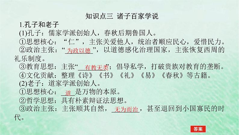 课题2 诸侯纷争与变法运动 课件--2025届高三统编版（2019）必修中外历史纲要上一轮复习08