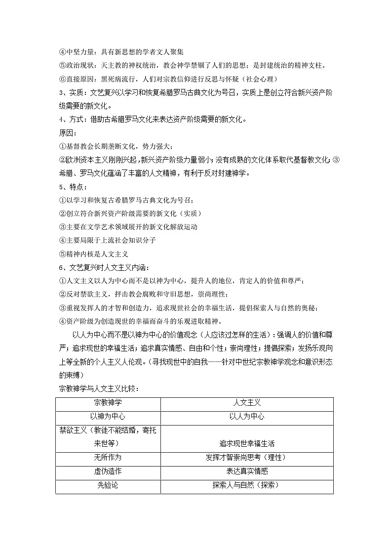 高考历史三轮复习资本主义制度的确立讲义第2页