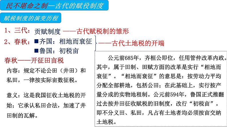 统编版高中历史选择性必修1国家制度与社会治理 第16课《中国赋税制度的演变》课件07