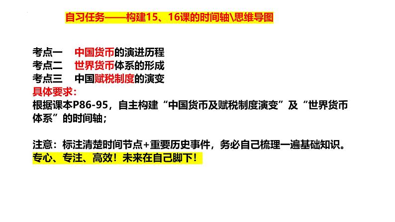 货币、赋税与社会治理  课件--2024届高考统编版历史选择性必修1一轮复习第3页