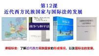 高中历史人教统编版选择性必修1 国家制度与社会治理第12课 近代西方民族国家与国际法的发展教学ppt课件