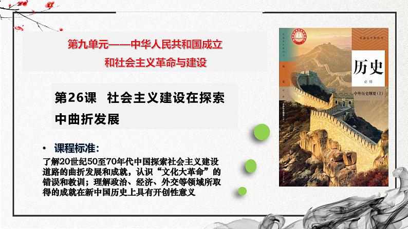 第26课 社会主义建设在探索中曲折发展（精美课件）-2024-2025学年高一历史同步高效教学课件（中外历史纲要上）第2页